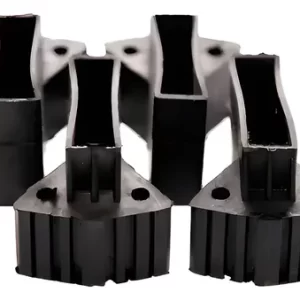 Pack 4 Regatones de Goma para Escaleras – Antideslizante y Protector